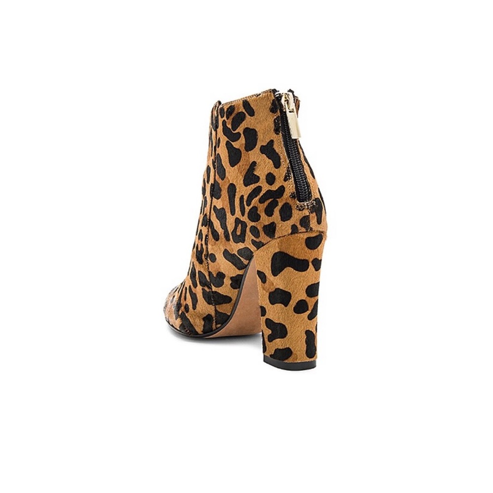 RAYE Ivy Pony Hair Booties Leopard - Picture 2 of 10